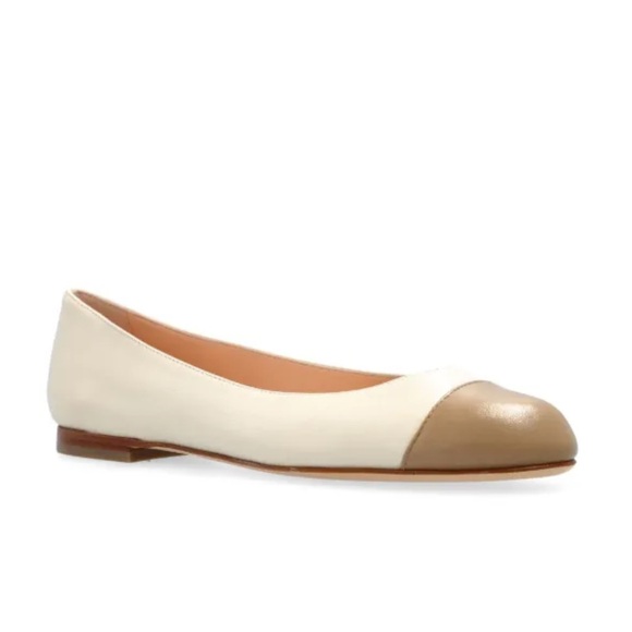 AGL Milly Bicolor Cap Toe Leather Ballet Flats Size 42/11 - Picture 4 of 9